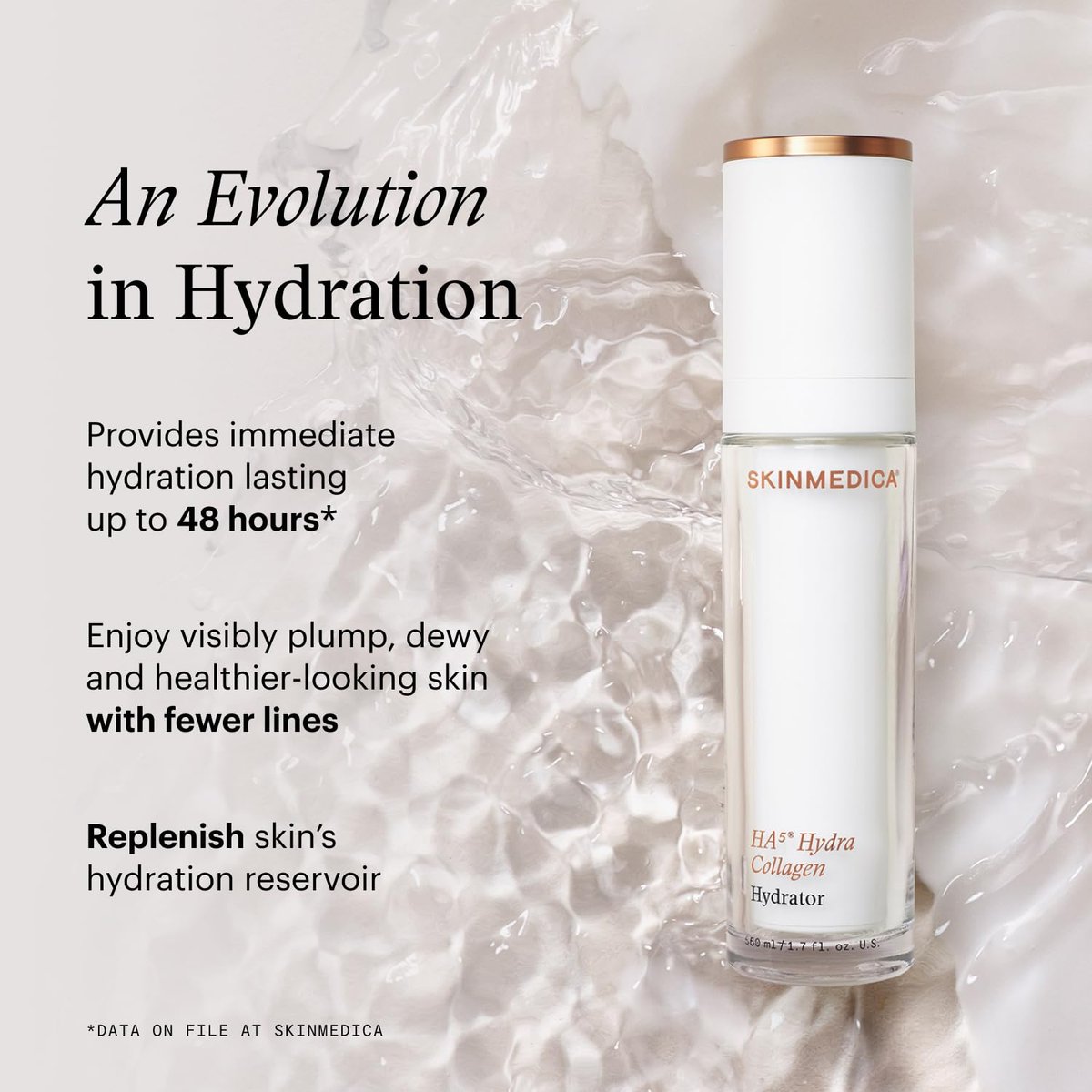SkinMedica HA5 Hydra Collagen Hydrator with Vegan Collagen – Age-Defying Face Moisturizer with Hyaluronic Acid, Visibly Plump Skin, 1.7 Fl Oz (New Packaging) Avelisse