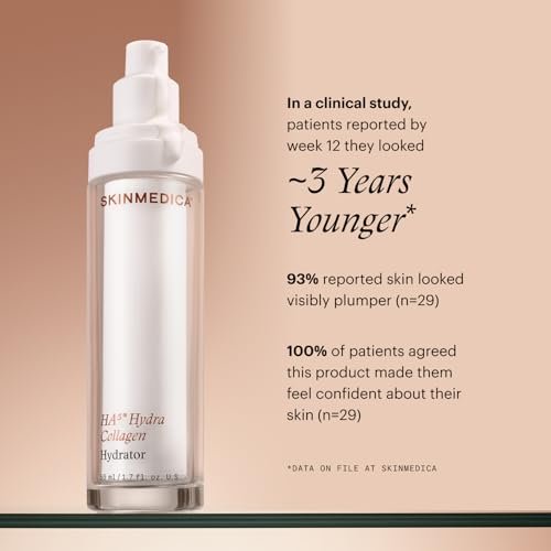 SkinMedica HA5 Hydra Collagen Hydrator with Vegan Collagen – Age-Defying Face Moisturizer with Hyaluronic Acid, Visibly Plump Skin, 1.7 Fl Oz (New Packaging) Avelisse