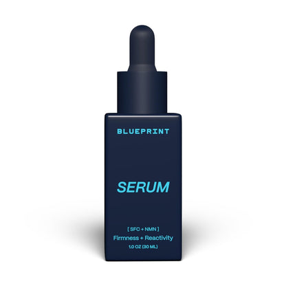 Blueprint Bryan Johnson Facial Serum with SFC & NMN – Age Defying Serum for Fine Lines, Firmness & Hydration – Longevity-Inspired Skin Care for Radiant, Youthful Skin – Fragrance Free & Vegan Formula Avelisse