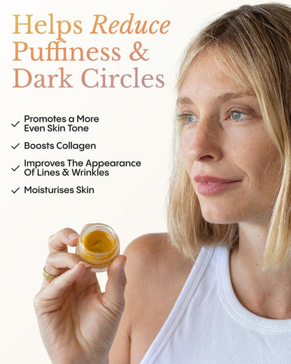 FRØYA Organics Hyper Potent Dark Circles & Eye Bag Balm – Water-Free Beeswax Treatment with Arctic Arnica, Pomegranate & Rosehip for Smoother, Refreshed Eyes (15ml) Avelisse