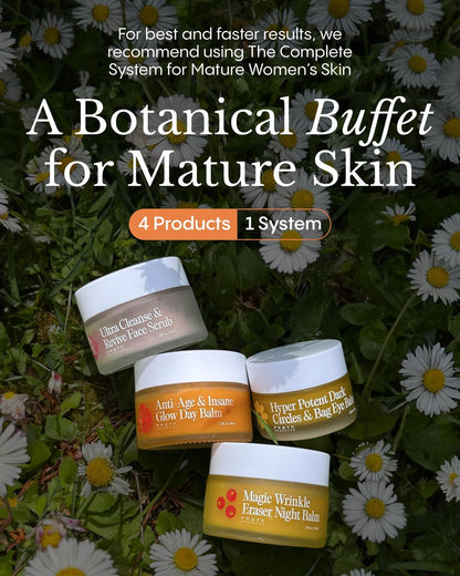 FRØYA Organics Intensive Wrinkle Night Balm - Arctic Rosehip & Marigold Beeswax Formula for Overnight Skin Renewal, Natural Moisturizer, 30ml Avelisse