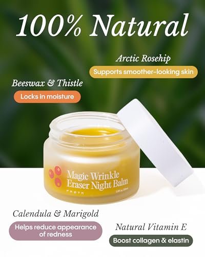 FRØYA Organics Intensive Wrinkle Night Balm - Arctic Rosehip & Marigold Beeswax Formula for Overnight Skin Renewal, Natural Moisturizer, 30ml Avelisse