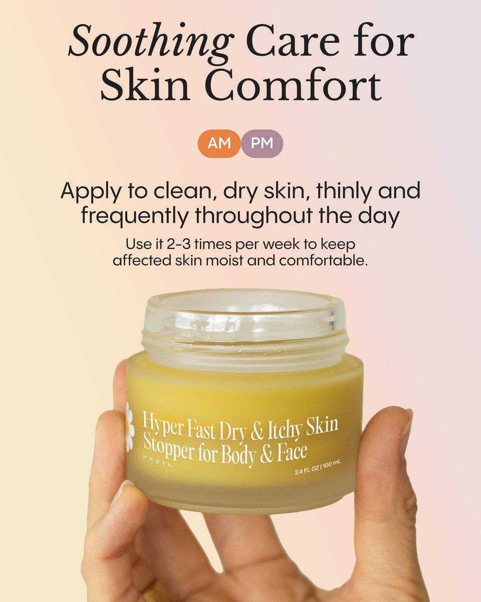 FRØYA Organics Soothing Relief Balm for Red Itchy Flaky Skin – Blue Chamomile & Thistle – Natural Face & Body Moisturizer for Chronic Dryness – 100ml Avelisse