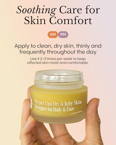 FRØYA Organics Soothing Relief Balm for Red Itchy Flaky Skin – Blue Chamomile & Thistle – Natural Face & Body Moisturizer for Chronic Dryness – 100ml Avelisse