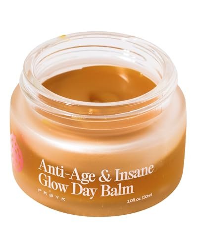 FRØYA Organics Anti-Age & Insane Glow Day Balm - Younger Skin & Instant Glow - Rosehip, Pomegranate, Sea Buckthorn, Beeswax - Water-Free Daily Moisture Balm - 30ml Avelisse