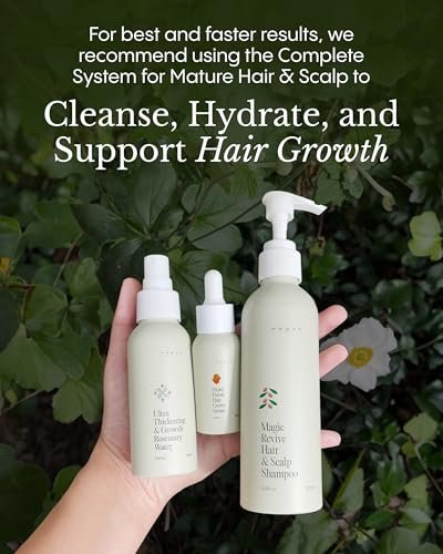 FRØYA Organics Magic Revive Hair & Scalp Shampoo – Rosemary, Jojoba & Argan Oil for Growth & Healthy Scalp – Gentle Plant-Based Cleansing (6.8 fl oz) Avelisse