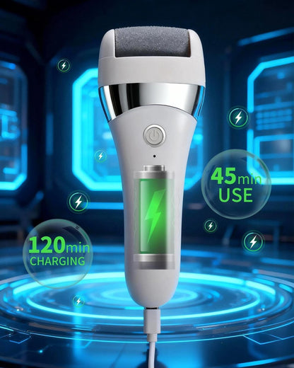 Kaaeiccr Electric Foot Callus Remover - Rechargeable Waterproof Foot File with 3 Speeds for Smooth Heels, Home & Travel Spa Care Avelisse