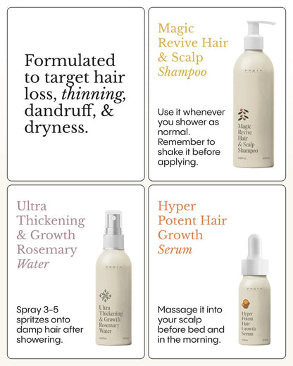 Frøya Organics The Complete System For Mature Hair & Scalp | Scalp Balance & Fuller Looking Hair | Rosemary, Pumpkin Seed, Turmeric, Calendula | Botanical Formula | 60 Day Supply Avelisse