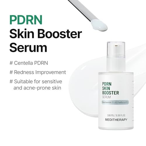Meditherapy PDRN Skin Booster Serum – Centella PDRN & D-Panthenol for Redness Relief and Rejuvenation, Gentle Cica Facial Serum for Sensitive Care, Korean Skin Care, 100 ml (3.38 fl.oz) - görsel 4