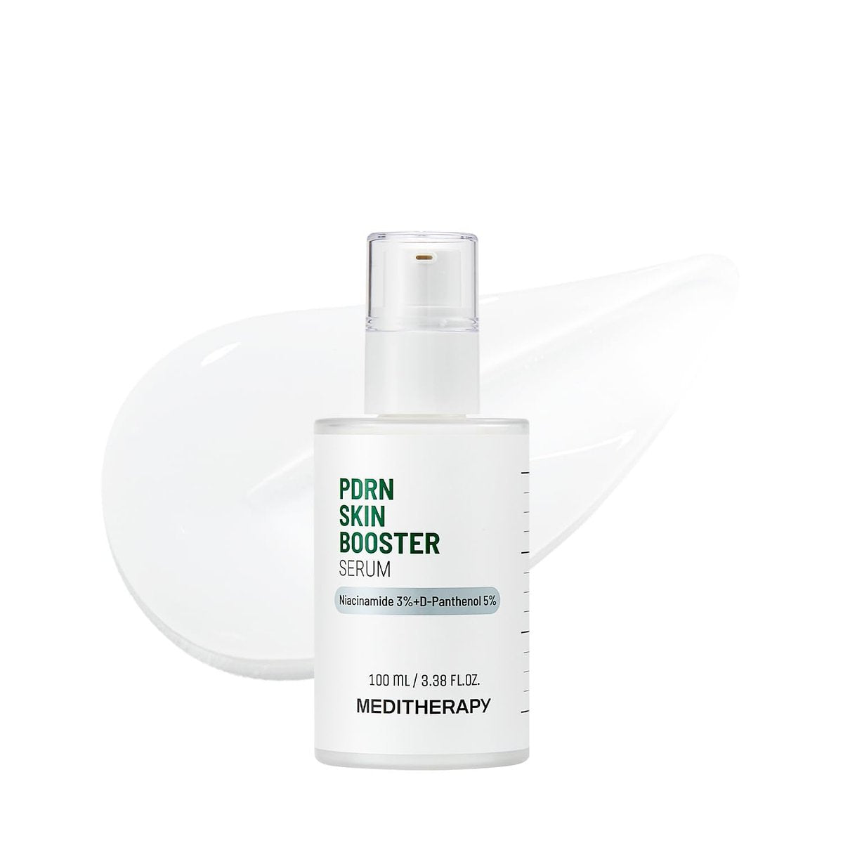 Meditherapy PDRN Skin Booster Serum – Centella PDRN & D-Panthenol for Redness Relief and Rejuvenation, Gentle Cica Facial Serum for Sensitive Care, Korean Skin Care, 100 ml (3.38 fl.oz) - görsel 1