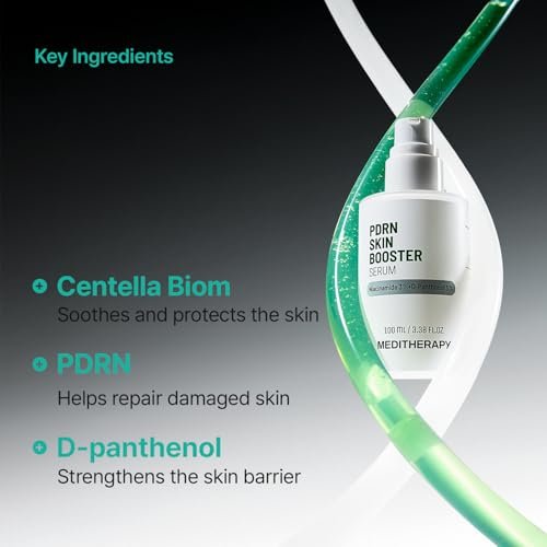 Meditherapy PDRN Skin Booster Serum – Centella PDRN & D-Panthenol for Redness Relief and Rejuvenation, Gentle Cica Facial Serum for Sensitive Care, Korean Skin Care, 100 ml (3.38 fl.oz) - görsel 12