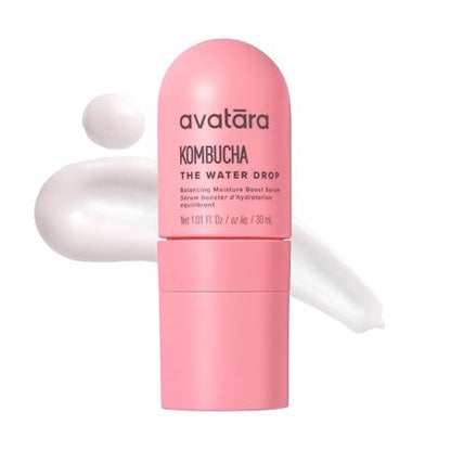 Avatara The Water Drop Milky Hydration Serum – Lightweight Daily Face Moisturizer with Kombucha, Watermelon & Hyaluronic Acid for Teens – Soothes, Hydrates & Balances All Skin Types (1.01 Fl Oz) Avelisse