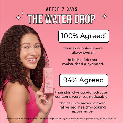 Avatara The Water Drop Milky Hydration Serum – Lightweight Daily Face Moisturizer with Kombucha, Watermelon & Hyaluronic Acid for Teens – Soothes, Hydrates & Balances All Skin Types (1.01 Fl Oz) Avelisse
