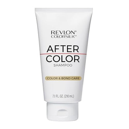REVLON ColorSilk After Color Shampoo - Moisturizing & Bond Repairing, Sulfate & Paraben Free, Vegan, 7.10 fl oz