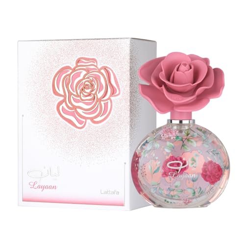 Lattafa Layaan Eau de Parfum – Fruity, Floral, Woody, Musky Long-Lasting Fragrance for Women, 75 ml Avelisse