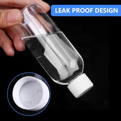 AskBed 6 Pack 2 Oz Clear Plastic Shot – Dimensions: 1.34 inches x 1.34 inches x 3.74 inches (each bottle) – Image 8