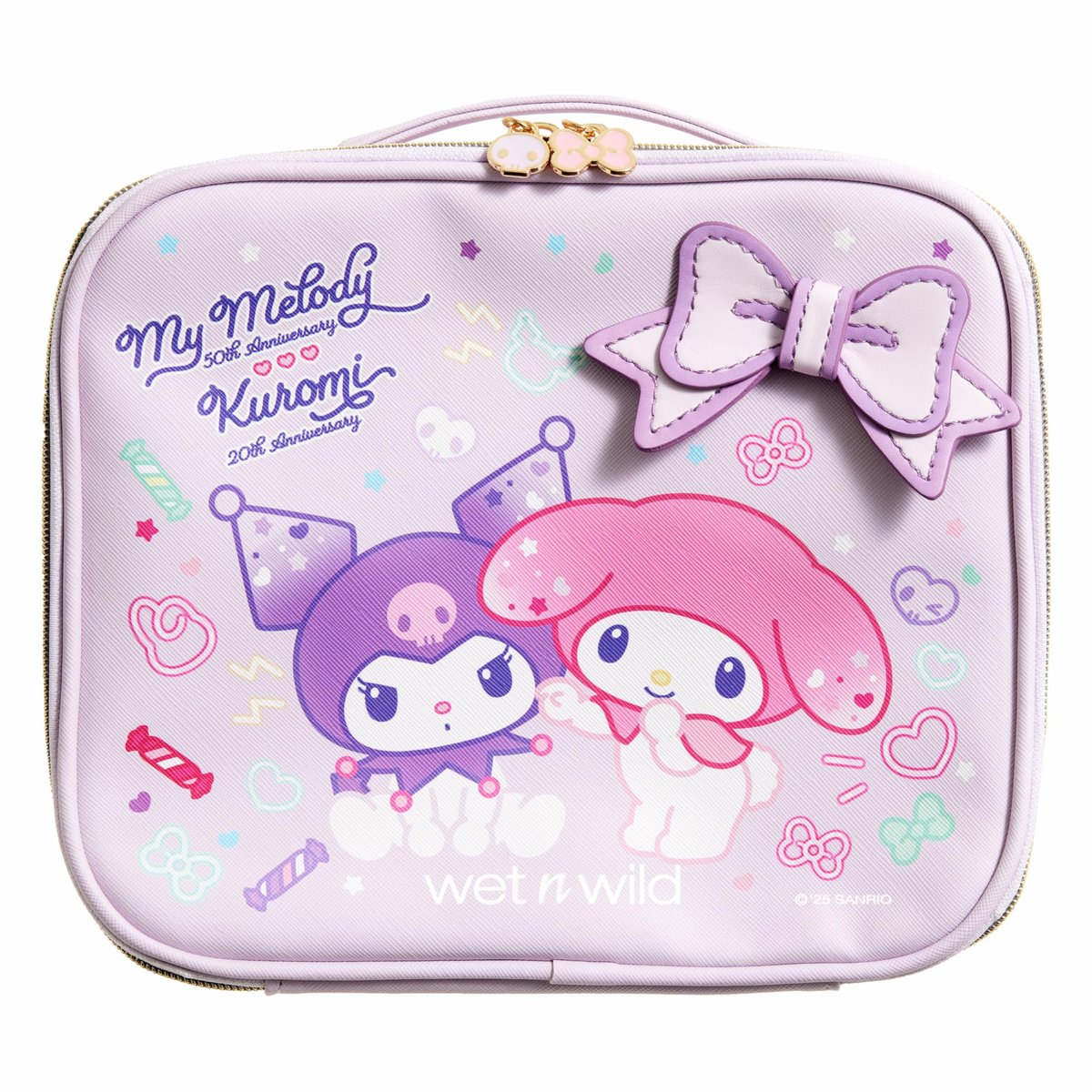 wet n wild My Melody and Kuromi Makeup Bag – Multicolor Plastic Cosmetic Case Avelisse
