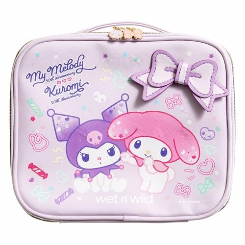 wet n wild My Melody and Kuromi Makeup Bag – Multicolor Plastic Cosmetic Case Avelisse