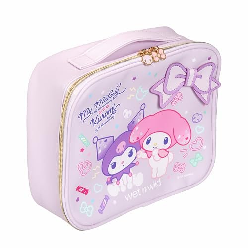wet n wild My Melody and Kuromi Makeup Bag – Multicolor Plastic Cosmetic Case Avelisse