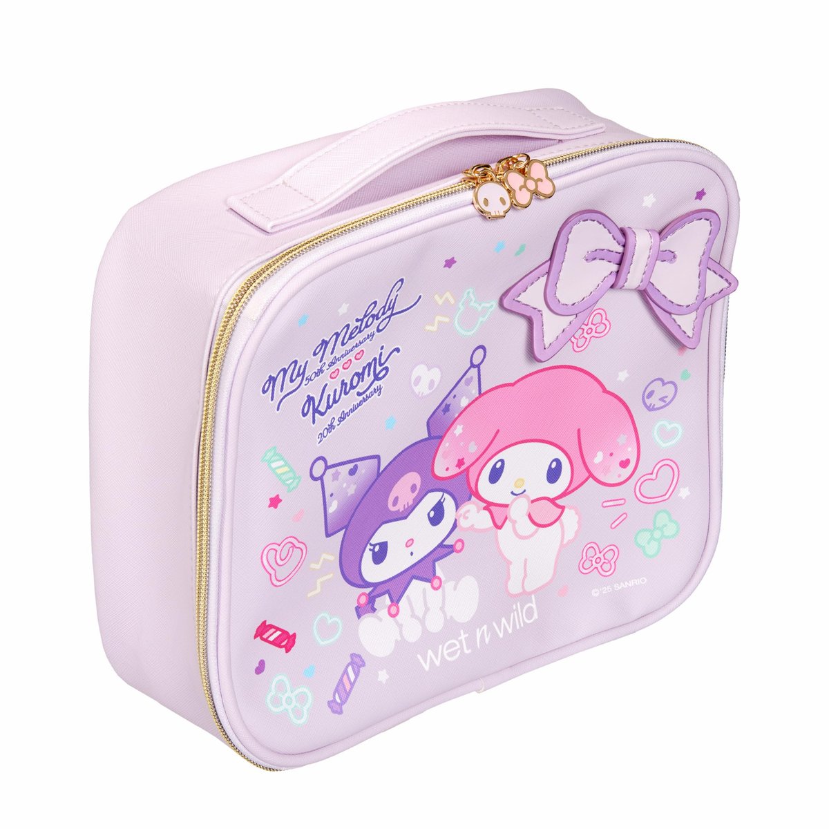 wet n wild My Melody and Kuromi Makeup Bag – Multicolor Plastic Cosmetic Case Avelisse