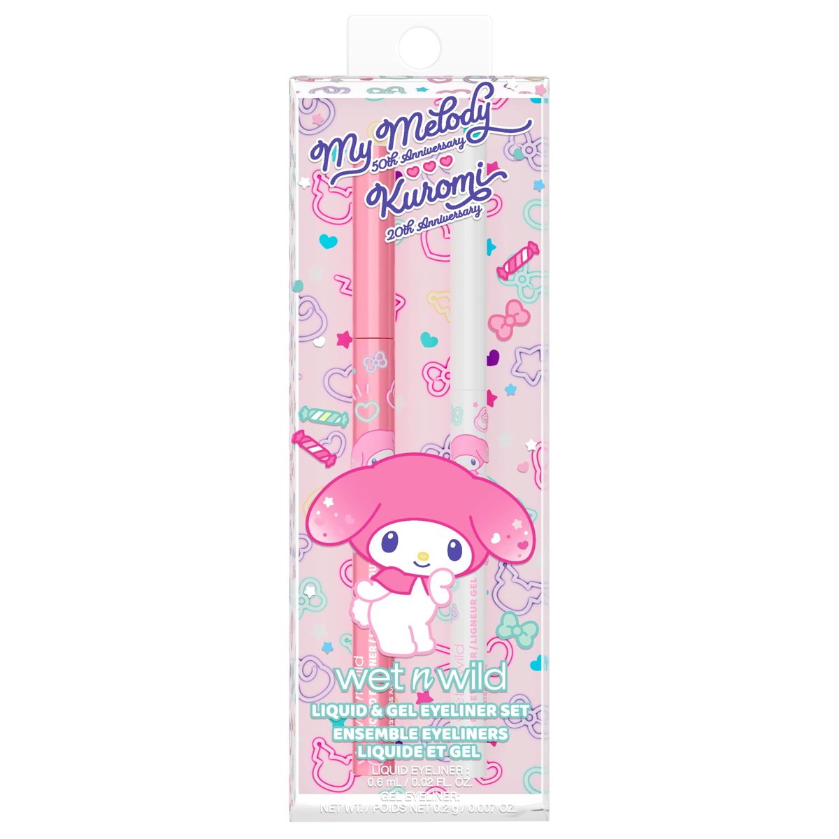 wet n wild My Melody and Kuromi Liquid And Gel Eyeliner Set - Bunny Bloom Avelisse