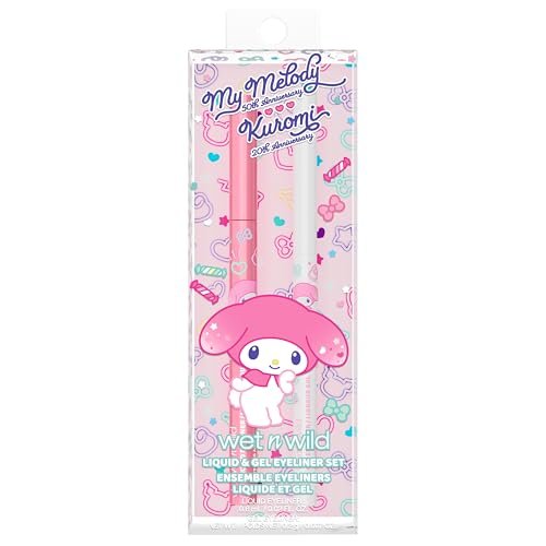 wet n wild My Melody and Kuromi Liquid And Gel Eyeliner Set - Bunny Bloom Avelisse