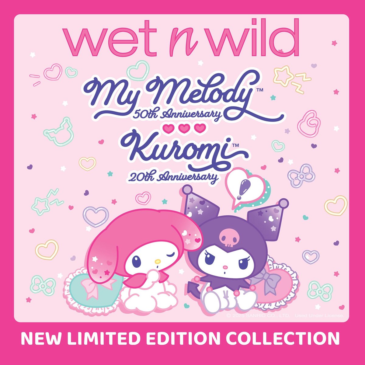 wet n wild My Melody and Kuromi Liquid And Gel Eyeliner Set - Bunny Bloom Avelisse