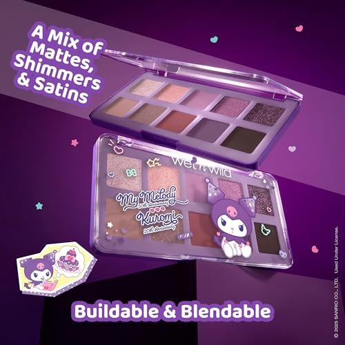 wet n wild My Melody and Kuromi Eye & Face Palette - Grunge Glam Avelisse