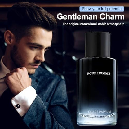 Men's Hypnotic Eau de Toilette – Fresh, Warm & Long-Lasting Fragrance Spray, 1.7 Fl Oz (50 ml), Holiday Gift Avelisse