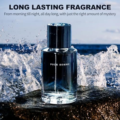 Men's Hypnotic Eau de Toilette – Fresh, Warm & Long-Lasting Fragrance Spray, 1.7 Fl Oz (50 ml), Holiday Gift Avelisse