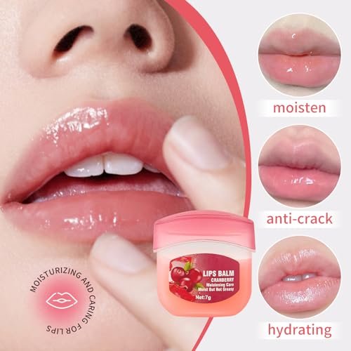 BERALLOYE 8-Piece Lip Balm Set - Moisturizing Lip Care Kit with 8 Fruit Flavored Lip Masks, 4-in-1 Lip Treatment for Dry Skin, Smooths Lip Lines, Hydrating Lipstick, Long-Lasting Natural Finish - görsel 8