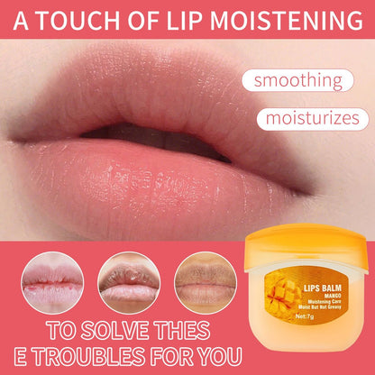 BERALLOYE 8-Piece Lip Balm Set - Moisturizing Lip Care Kit with 8 Fruit Flavored Lip Masks, 4-in-1 Lip Treatment for Dry Skin, Smooths Lip Lines, Hydrating Lipstick, Long-Lasting Natural Finish