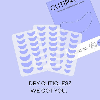 Cutipatch Cuticle Patches – Soften, Protect & Hydrate Dry Cuticles | 45 Count (3 Sets + Spares) Avelisse