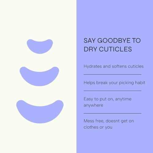 Cutipatch Cuticle Patches – Soften, Protect & Hydrate Dry Cuticles | 45 Count (3 Sets + Spares) Avelisse