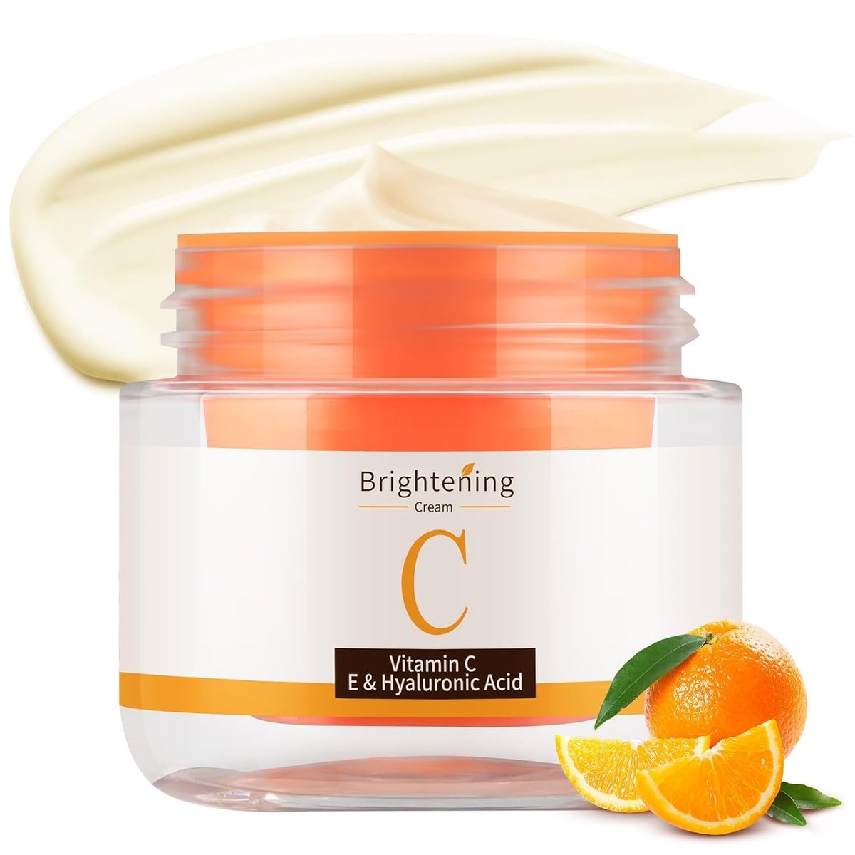 Vitamin C Face Cream - Anti-Aging Moisturizer with Hyaluronic Acid for Fine Lines, Wrinkles & Firming - Antioxidant Brightening Cream 1.7 fl oz - görsel 14