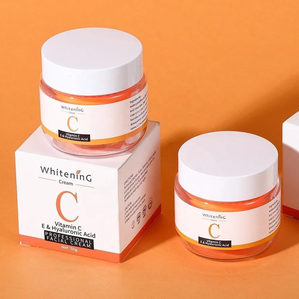 Vitamin C Face Cream - Anti-Aging Moisturizer with Hyaluronic Acid for Fine Lines, Wrinkles & Firming - Antioxidant Brightening Cream 1.7 fl oz - görsel 11
