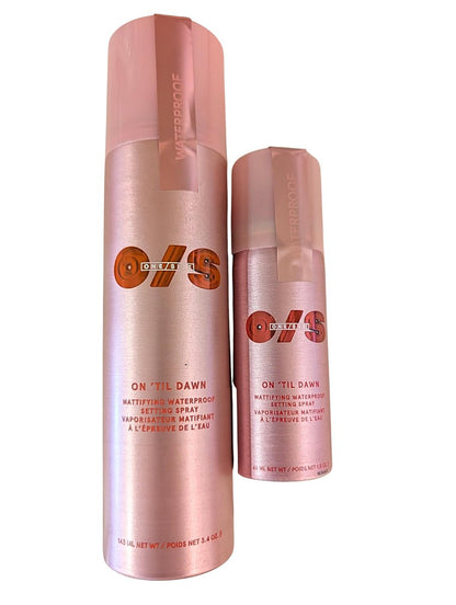 On ’Til Dawn Big & Bitty Mattifying Waterproof Setting Spray Duo – Full Size (3.4 fl. oz) + Travel Size (1.0 fl. oz) Avelisse