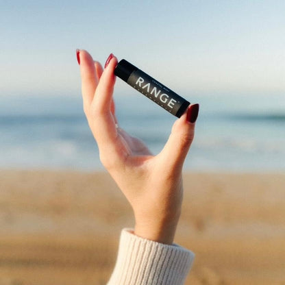 Range Essentials Coastal Mint Lip Balm - Peppermint Flavor, Hydrating & Moisturizing, Natural Ingredients, Chapped Lips Relief, Portable Travel Size, 0.15 oz