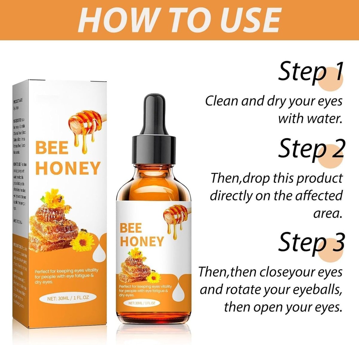 Honey Eye Care 2-Pack – Natural Hydration & Nourishing Eye Cream with Bee Honey Avelisse