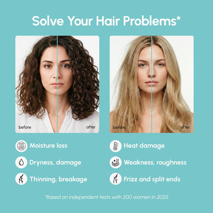 MAREE Deep Conditioning Leave-In Hair Mask – Keratin & Biotin Treatment for Damaged Hair, Repair & Hydration Avelisse