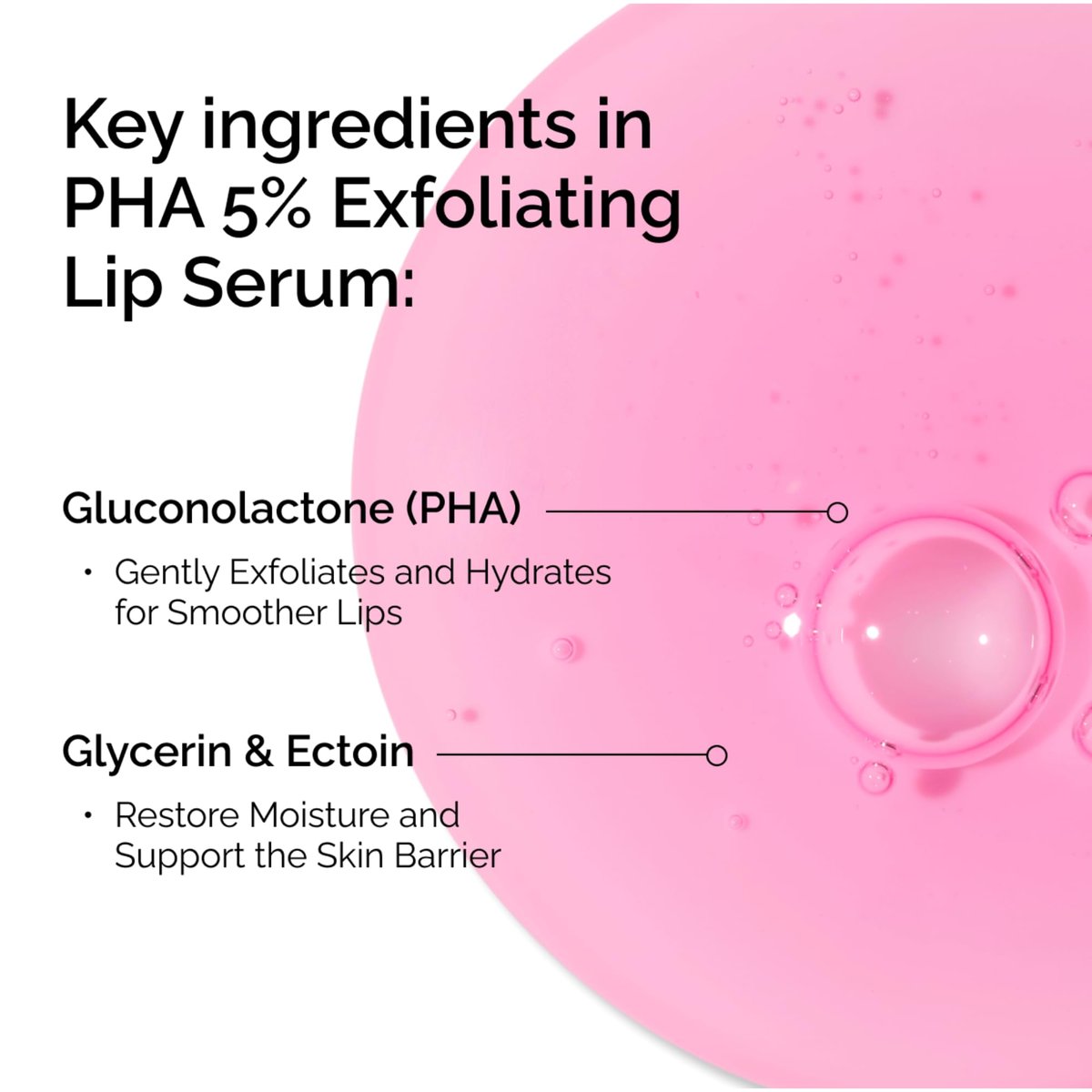 The Ordinary PHA 5% Exfoliating Lip Serum - Hydrating Overnight Lip Exfoliator Treatment 0.5 Fl Oz - görsel 9