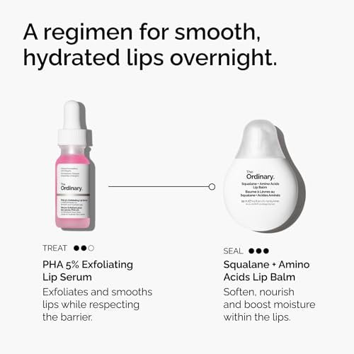The Ordinary PHA 5% Exfoliating Lip Serum - Hydrating Overnight Lip Exfoliator Treatment 0.5 Fl Oz - görsel 12