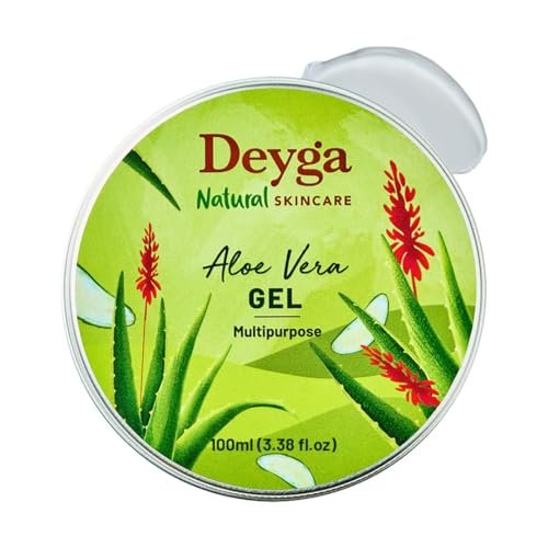 Deyga Aloe Vera Gel – 100% Natural Multipurpose Hydrating Gel for Skin & Hair, Soothes, Heals, Reduces Scars & Dandruff, 100 ml - görsel 1
