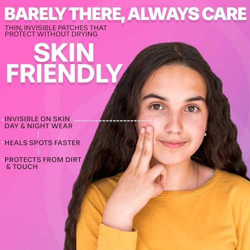 LUNAVERA Hydrocolloid Spot Cover Patches – 72 Count, 8mm & 12mm Thin Clear Face Stickers for Discreet Daily Wear - görsel 6