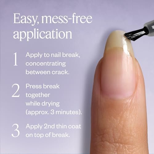 essie Break Fix Liquid Nail Patch – Nail Repair for Damaged, Split & Weak Nails (0.23 fl oz) - görsel 15