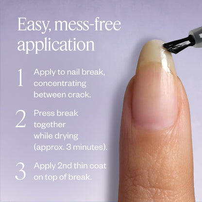 essie Break Fix Liquid Nail Patch – Nail Repair for Damaged, Split & Weak Nails (0.23 fl oz)