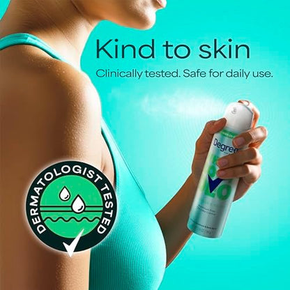 Degree Women Deodorant Spray Cucumber & Melon Scent - Aluminum Free, 72H Odor Protection, 2.9 oz Avelisse