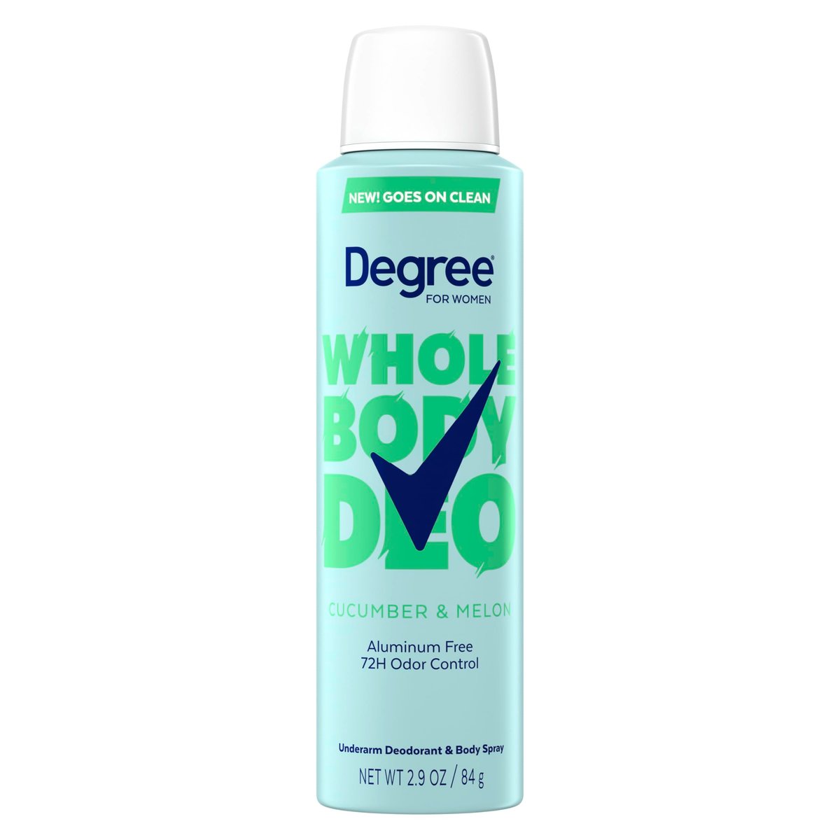Degree Women Deodorant Spray Cucumber & Melon Scent - Aluminum Free, 72H Odor Protection, 2.9 oz Avelisse