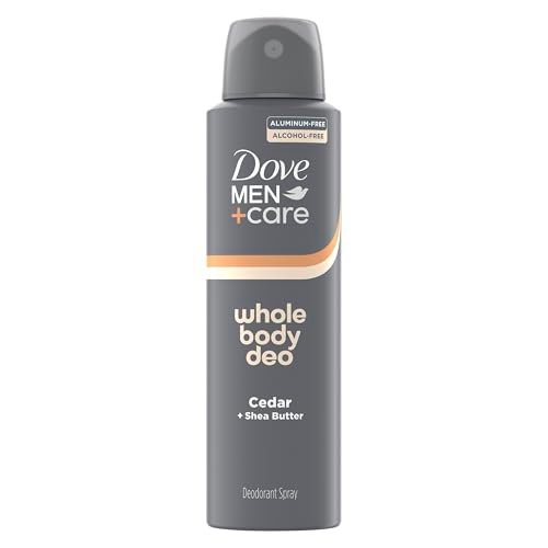 DOVE MEN + CARE Whole Body Deo Spray Cedar + Shea Butter – Aluminum-Free, Gentle Full-Body Odor Control, Dermatologist-Tested | 4 oz - görsel 2