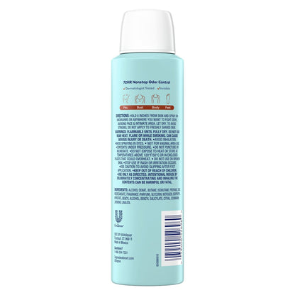 Degree Women Deodorant Spray Fresh Coconut Scent, Aluminum Free, 72H Odor Protection, 2.9 oz